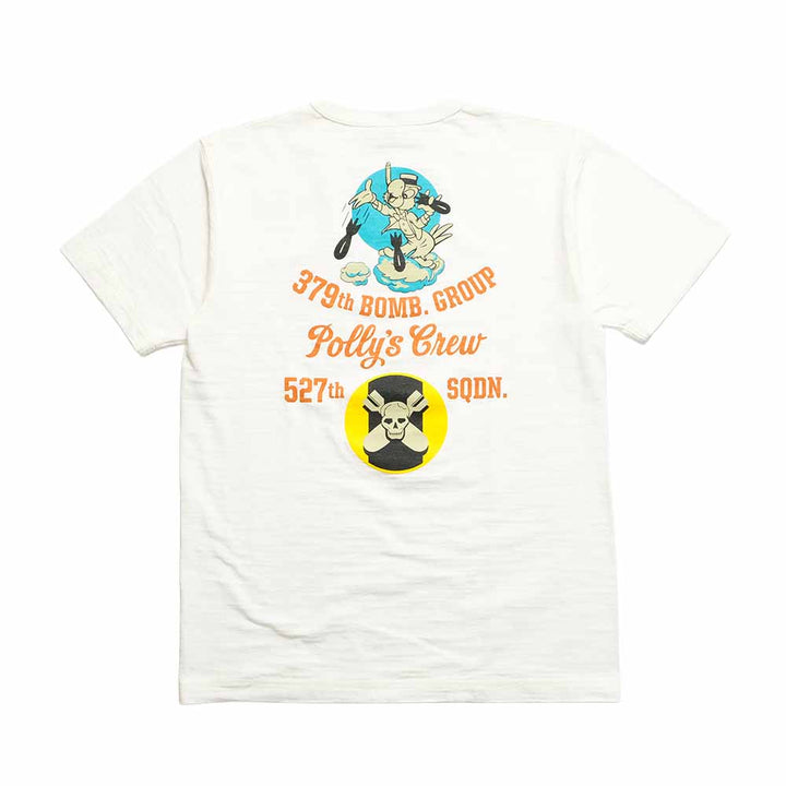 BUZZ RICKSON'S - SLUB YARN T-SHIRT - 527th BOMB.SQ. - BR79731
