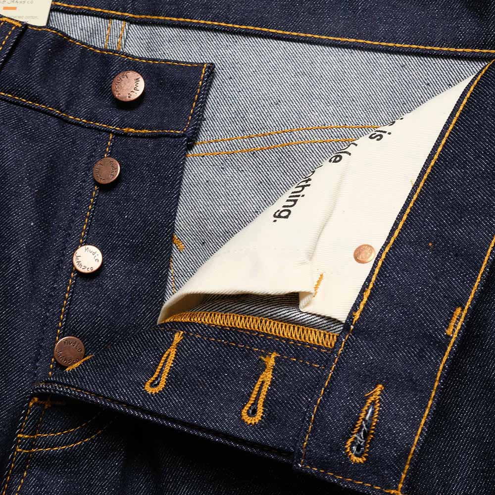 Nudie Jeans - Solid Ollie Dry Abyss - 114809