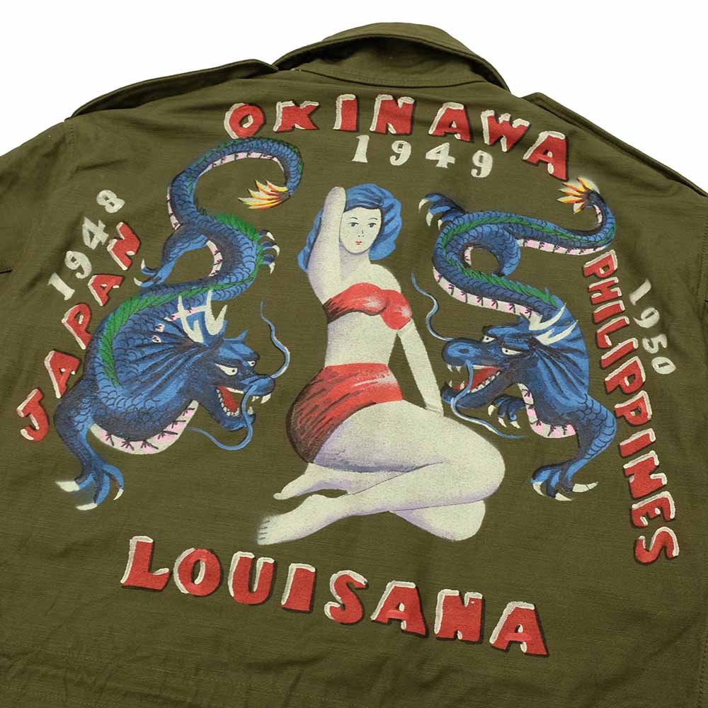 BUZZ RICKSON'S - Type M-1943 - BUZZ RICKSON MFG. CO. - HAND PAINT - DRAGON & LADY - BR15723