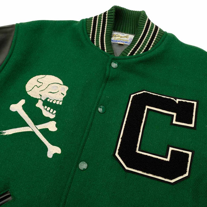 WHITESVILLE - 30oz. WOOL MELTON HALF LENGTH AWARD JACKET - CHEVY LOVER - WV15787-145