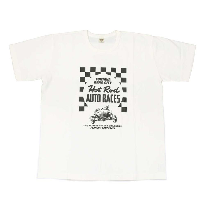 BARNS - TUBE S/S PRINT T-SHIRT - HOT ROD AUTO RACES - BR-25316