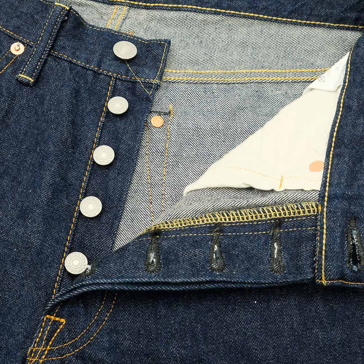 STUDIO D’ARTISAN - 15oz. Natural Indigo - Tapered Fit Jeans - SD-800