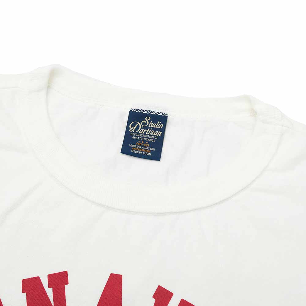 STUDIO D’ARTISAN - USA COTTON PRINT T-SHIRT - BOXING - 8166A