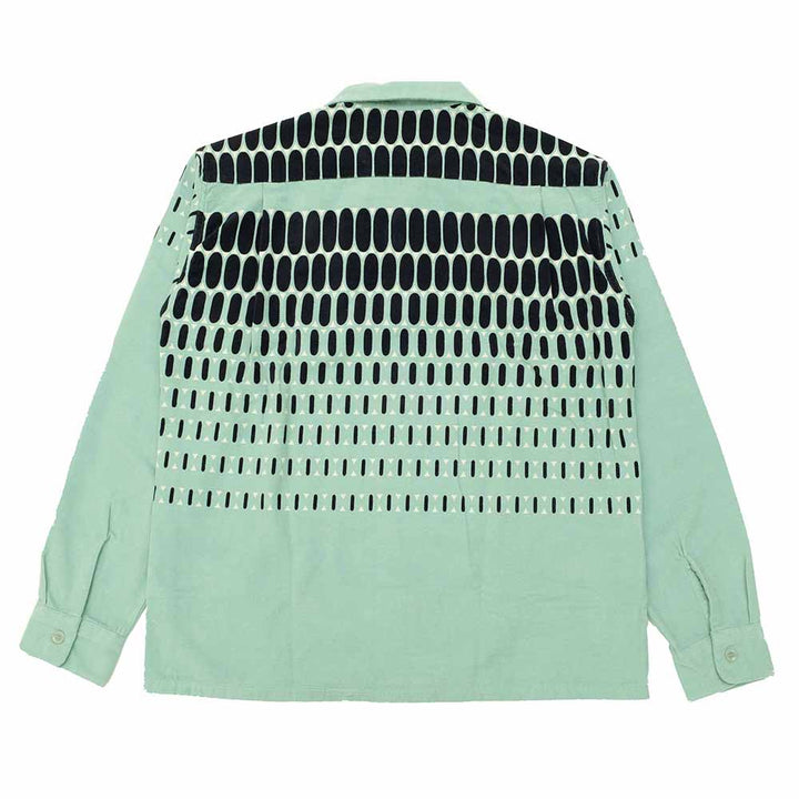 STYLE EYES Late 1950s Style Corduroy Sports Shirt ELVIS DOTS SE29169