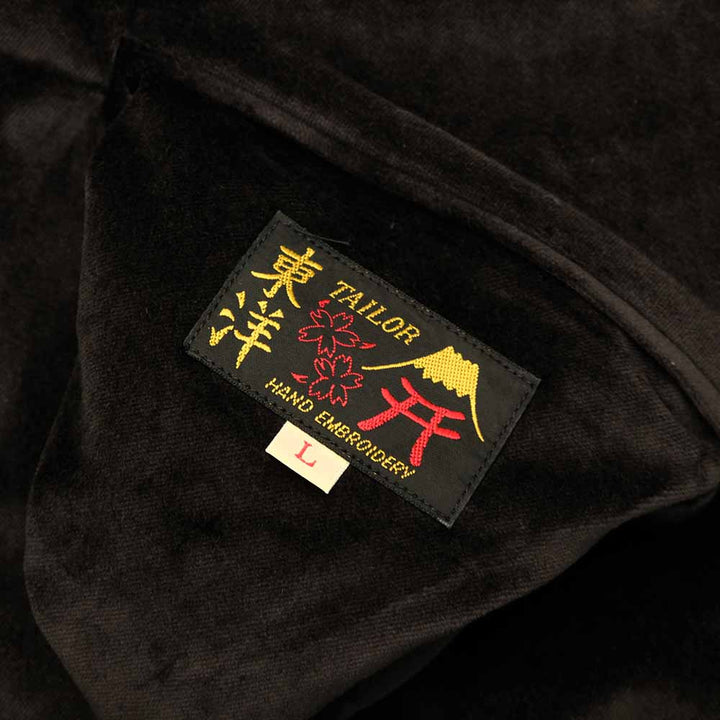 TAILOR TOYO - Velveteen Souvenir Jacket - POLAR BEAR x ALASKA MAP - TT15792-119