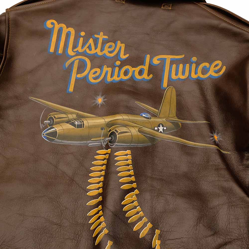 BUZZ RICKSON'S - TYPE A-2 - ROUGH WEAR CLOTHING CO. - BACK PAINT - 451st BOMB SQ. - BR80668