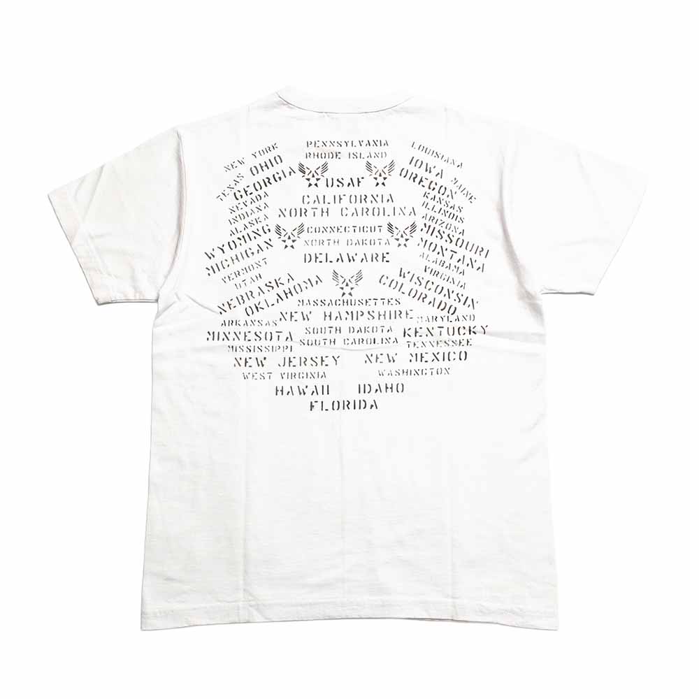 BUZZ RICKSON'S - S/S T-SHIRT - AIR BASE STENCIL - BR79779