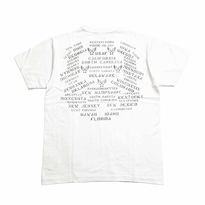 BUZZ RICKSON'S - S/S T-SHIRT - AIR BASE STENCIL - BR79779