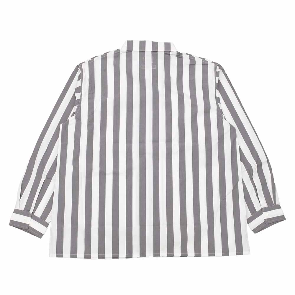 BARNS - WIDE STRIPE L/S SHIRT - BR-24200