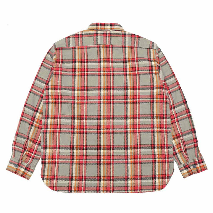 SUGAR CANE - TWILL PLAID WORK SHIRT - SC29565