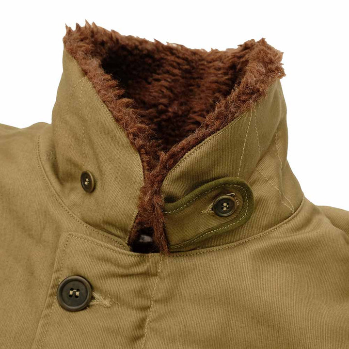 WAREHOUSE -  FINAL FORM OF WW2 1945 - N-1 WINTER JACKET KHAKI - 2227B-24