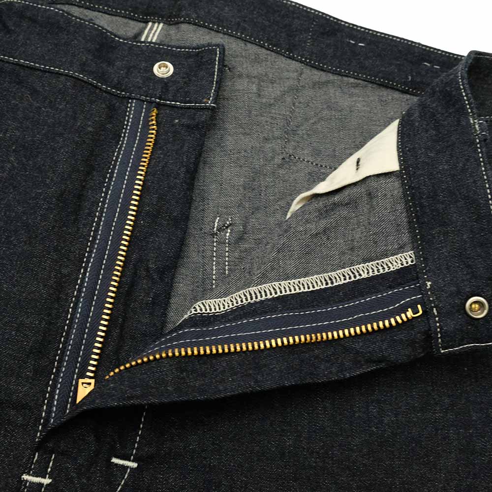 HEADLIGHT - 11oz. BLUE DENIM ZIP FLY DUNGAREES - HD42555