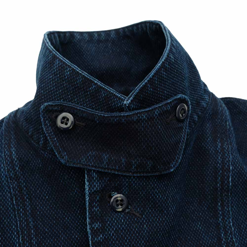 Soundman Beer Jacket - Dudley III - Indigo Dyed SASHIKO - 401M-655Z