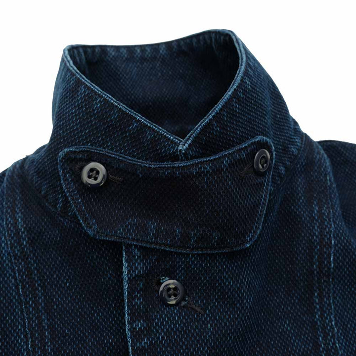 Soundman Beer Jacket - Dudley III - Indigo Dyed SASHIKO - 401M-655Z