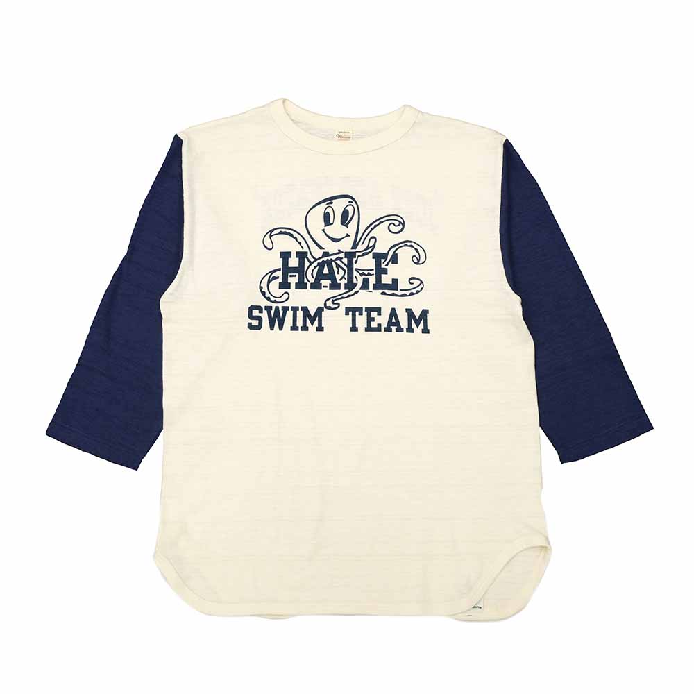 WAREHOUSE - Lot.4800 - 3/4 SLEEVE BASEBALL T-SHIRT - SWIN TEAM - 4800SWI-25