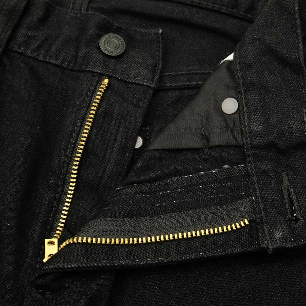 Momotaro Jeans - 15.7oz SELVEDGE BLACK DENIM NARROW TAPERED - MXJE1101