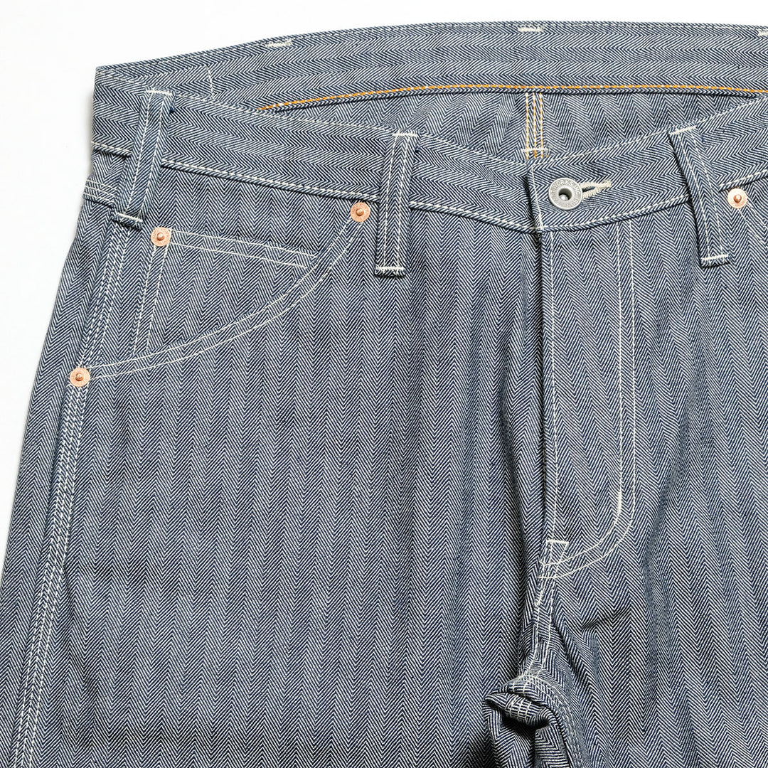IRON HEART - Herringbone Painter Pants - 830