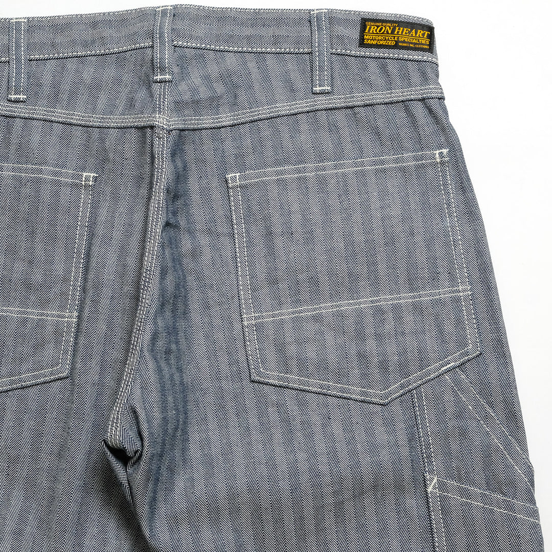 IRON HEART - Herringbone Painter Pants - 830