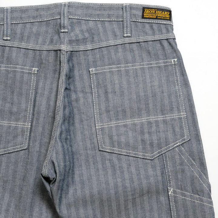 IRON HEART - Herringbone Painter Pants - 830