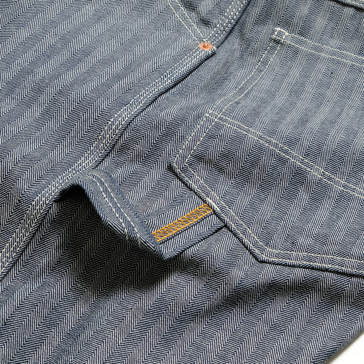 IRON HEART - Herringbone Painter Pants - 830