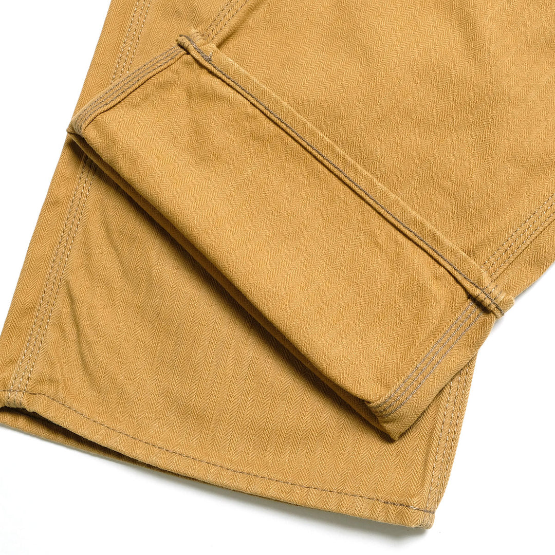 IRON HEART - Sulfur-dyed Herringbone Painter Pants - 831
