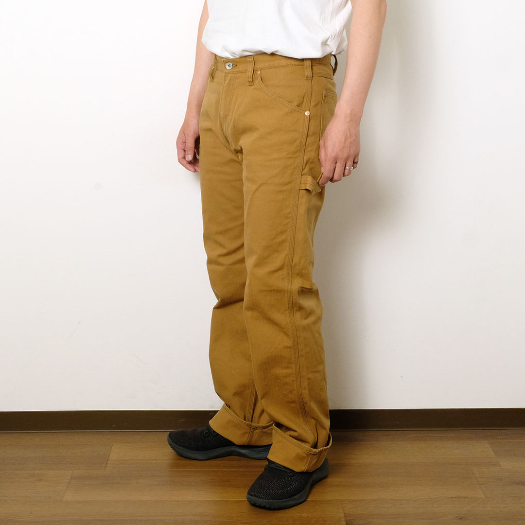 IRON HEART - Sulfur-dyed Herringbone Painter Pants - 831