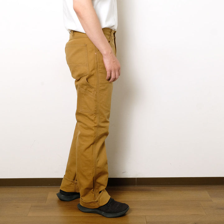 IRON HEART - Sulfur-dyed Herringbone Painter Pants - 831