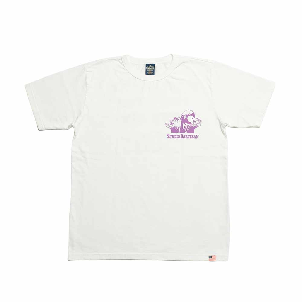 STUDIO D’ARTISAN - USA COTTON T-SHIRT - D'ARTISAN PARODY - 8211A