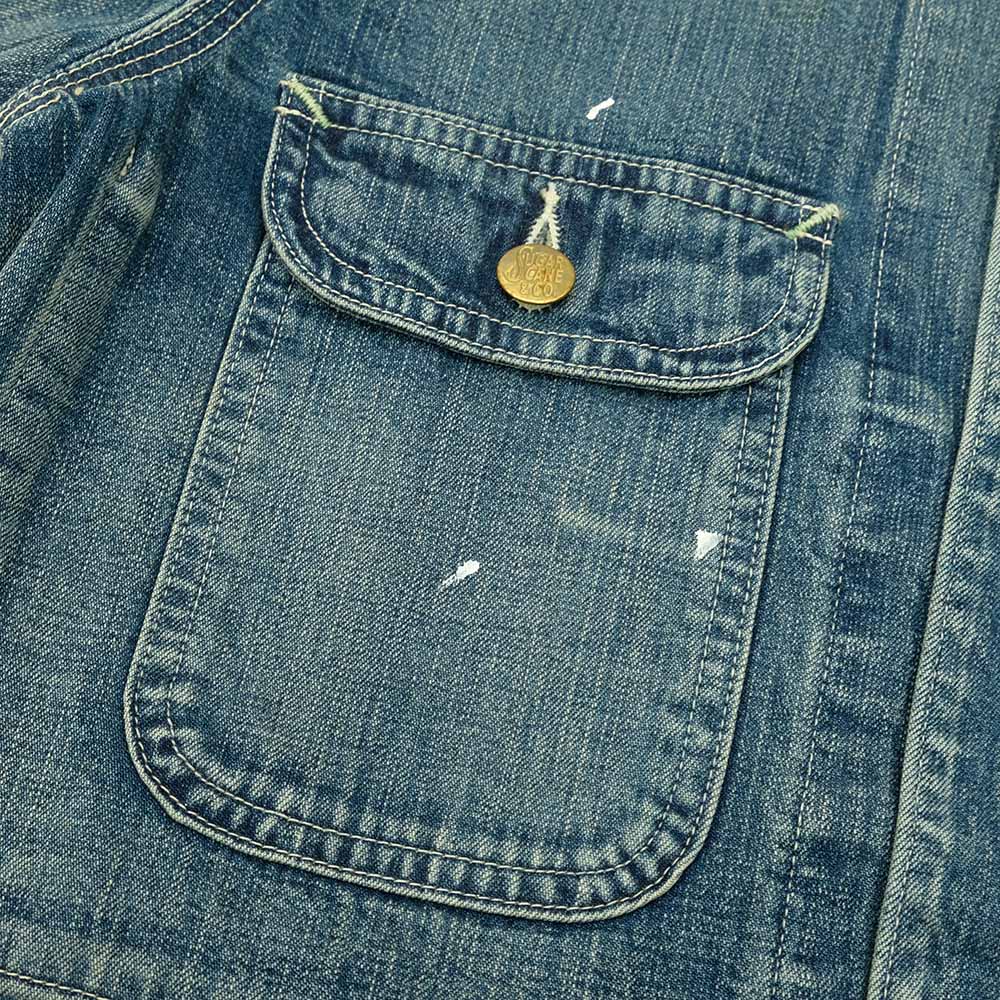 SUGAR CANE - 11oz. BLUE DENIM - WORK COAT - AGED MODEL - SC15708