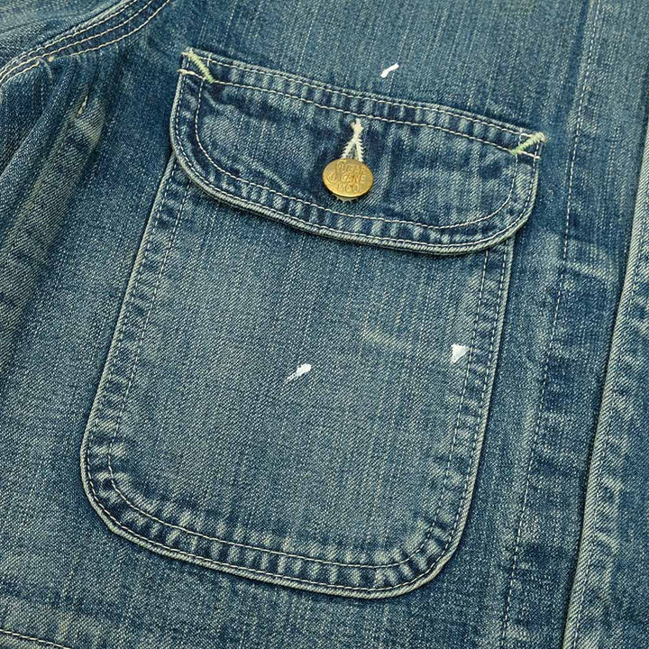 SUGAR CANE - 11oz. BLUE DENIM - WORK COAT - AGED MODEL - SC15708