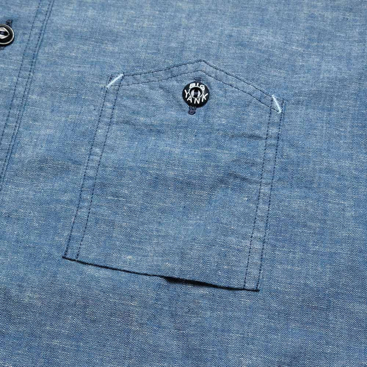 BIG YANK - Y1942 S/S CHAMBRAY SHIRT - 602-261-05
