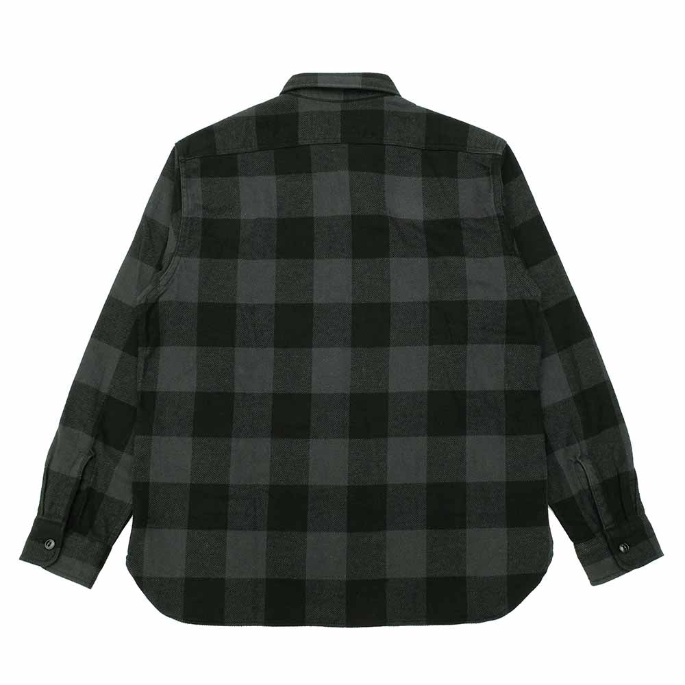 SUGAR CANE - TWILL PLAID WORK SHIRT - SC29557
