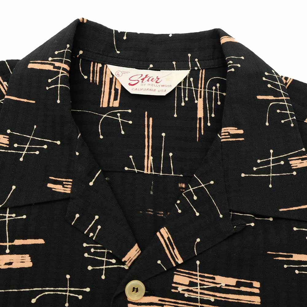 STAR OF HOLLYWOOD - DOBBY COTTON OPEN SHIRT - ATOMIC - SH39320