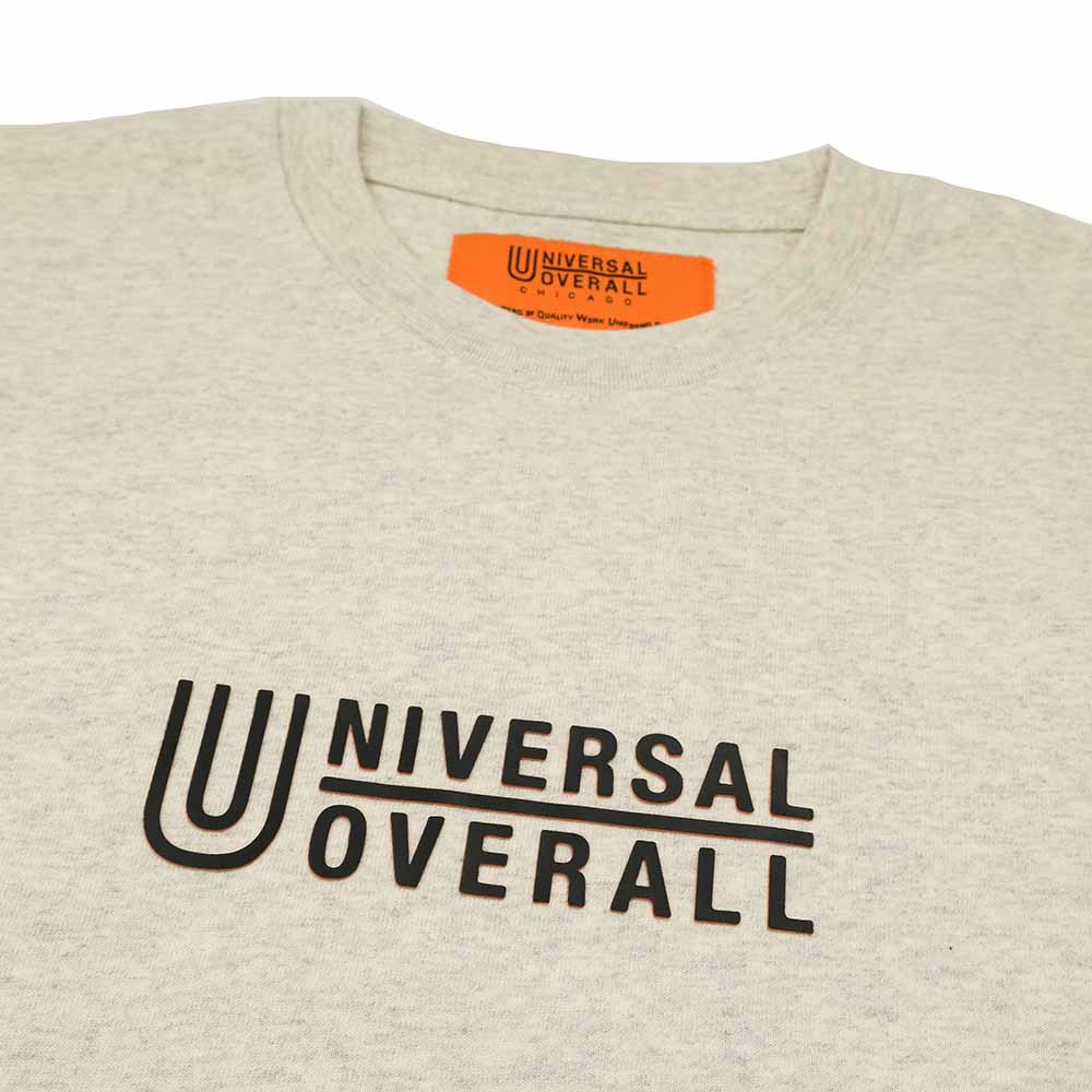UNIVERSAL OVERALL - 3D CENTER LOGO S/S T-SHIRT - U2513208