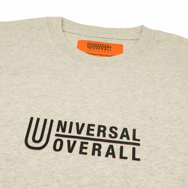 UNIVERSAL OVERALL - 3D CENTER LOGO S/S T-SHIRT - U2513208