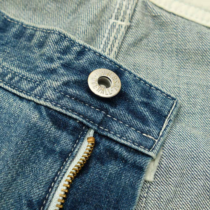 UNIVERSAL OVERALL - 12.75oz CONE DENIM REMAKE PAINTER PANTS - HT2433601-C