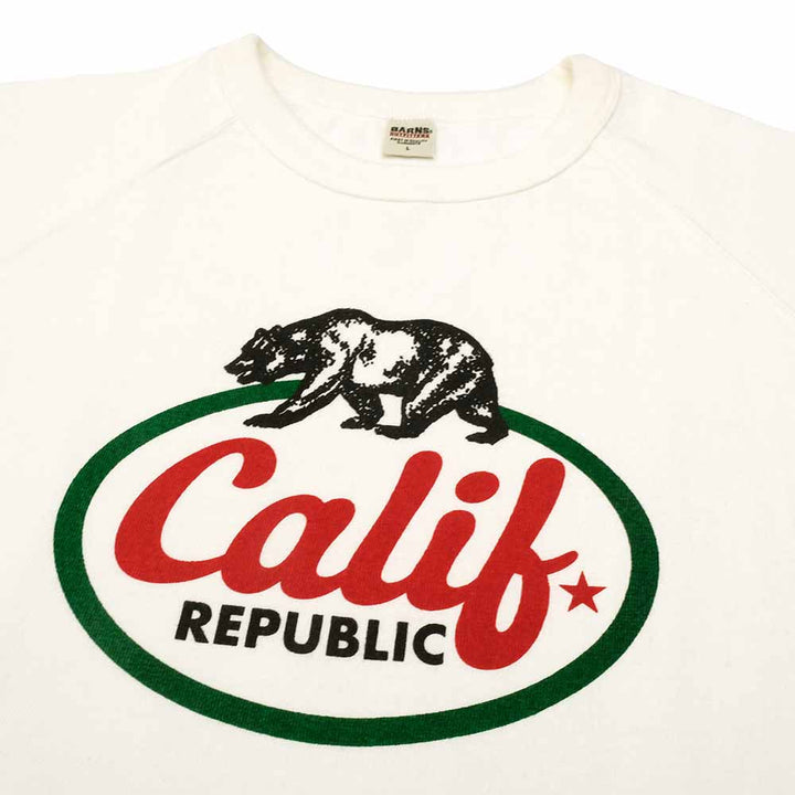 BARNS - HEAVY WEIGHT S/S PRINT T-SHIRT - Calif Republic - BR-25231