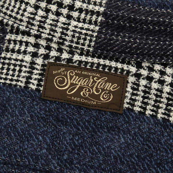 SUGAR CANE - Add Human Labor - PATCHWORK CHECK WORK SHIRT - SC29589