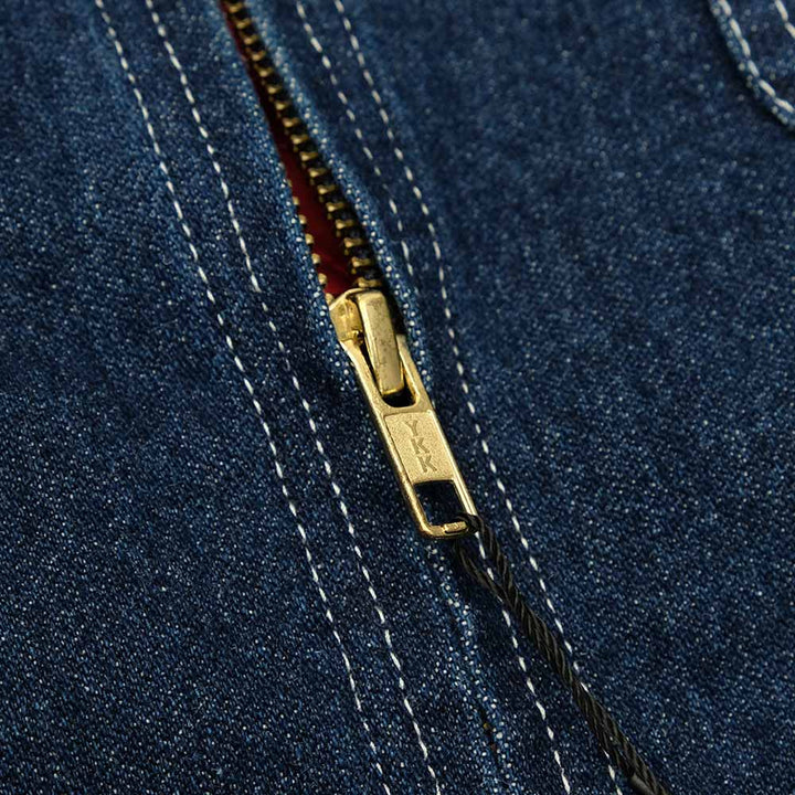 UNIVERSAL OVERALL - DENIM LINER ZIP JACKET - HT2533420