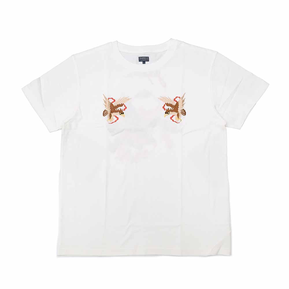 TAILOR TOYO - S/S SUKA T-SHIRT - EMBROIDERED - EAGLE - TT79587