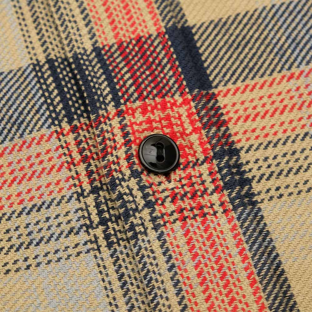 SUGAR CANE - TWILL CHECK WORK SHIRT - SC29562