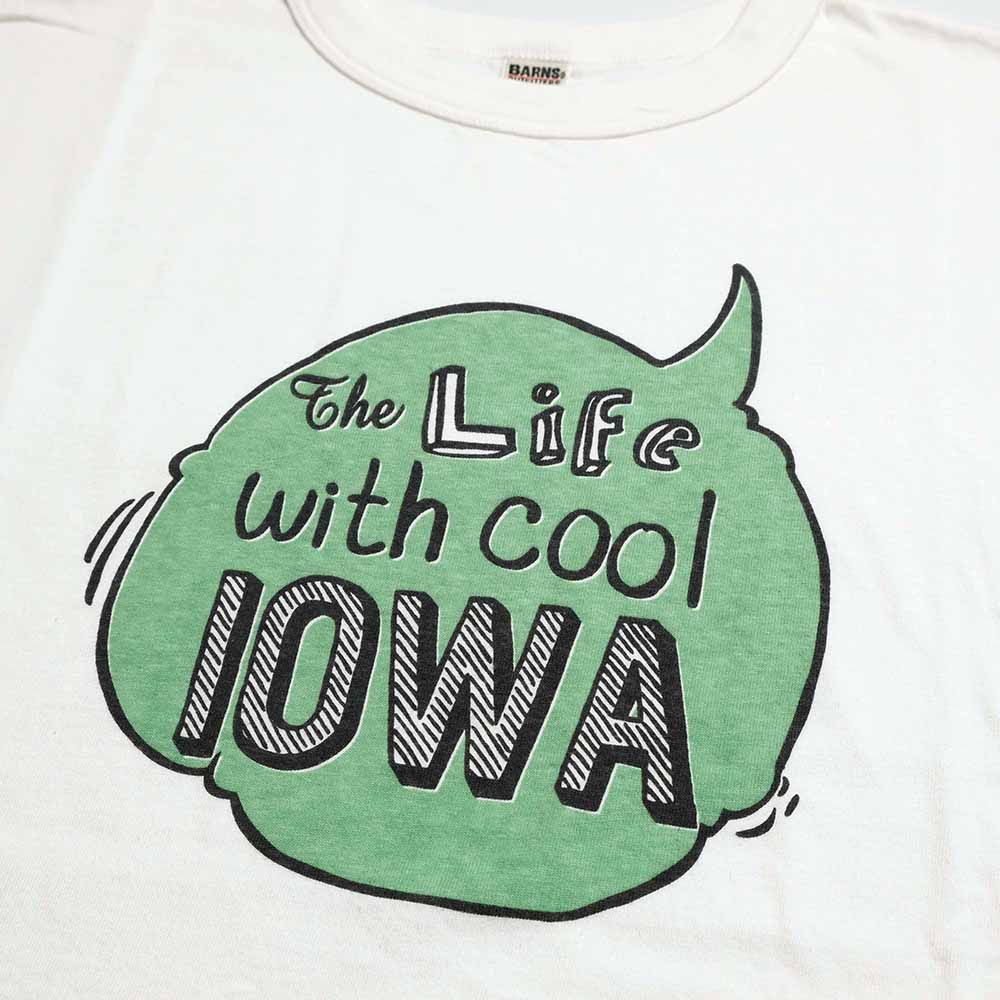 BARNS - 20/- JPN Standard S/S Print T-shirt - IOWA - BR-26254