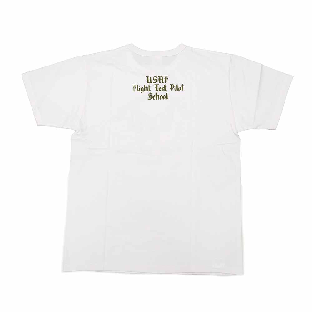 BUZZ RICKSON'S - S/S T-SHIRT - USAF TEST PILOT SCHOOL - BR79621