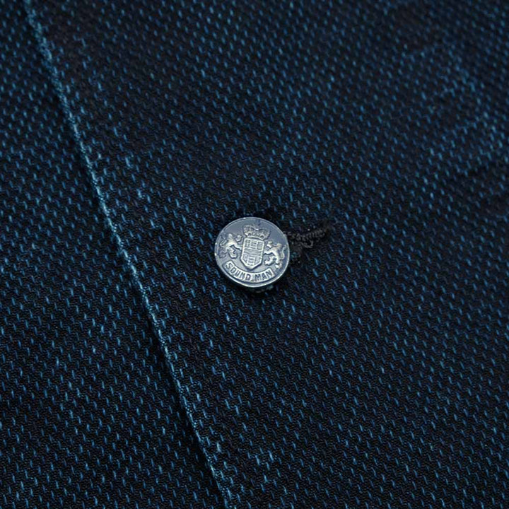 Soundman - Coverall Jacket - Birmingham - Indigo Dyed SASHIKO - M374-655Y