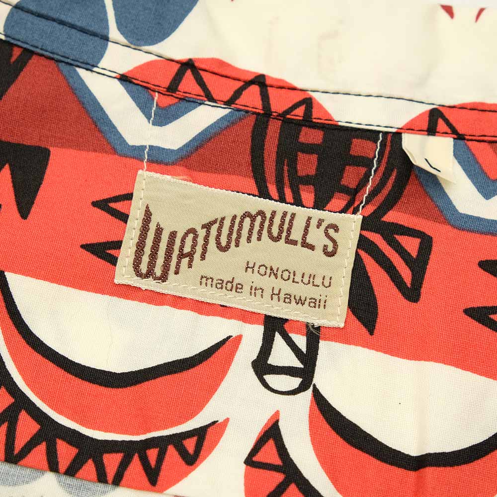 SUN SURF - COTTON BROAD OPEN SHIRT - TROPICAL WOODCUT - SS39504