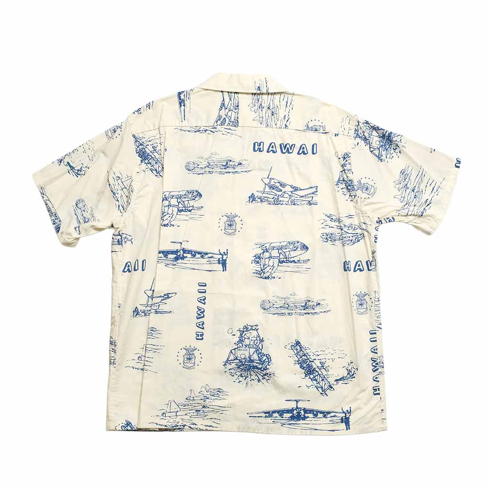 SUN SURF - COTTON BROAD HAWAIIAN SHIRT - ISLAND AVIATION - SS39698