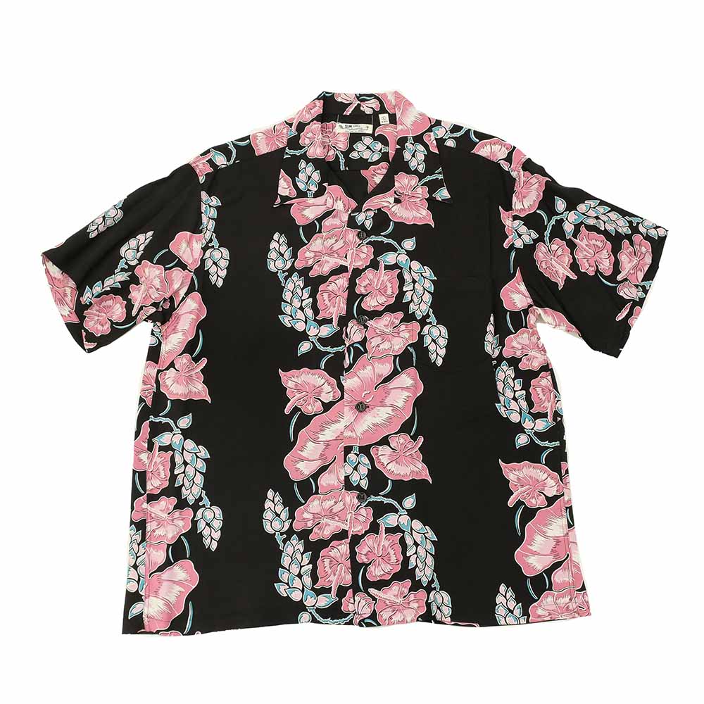 SUN SURF - S/S RAYON HAWAIIAN SHIRT - ISLAND FLOWER CHAIN - SS39425
