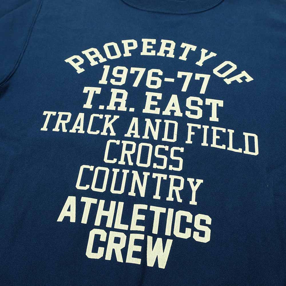 BARNS - Vintage Like Print Sweatshirt - ATHLETICS CREW - BR-25455