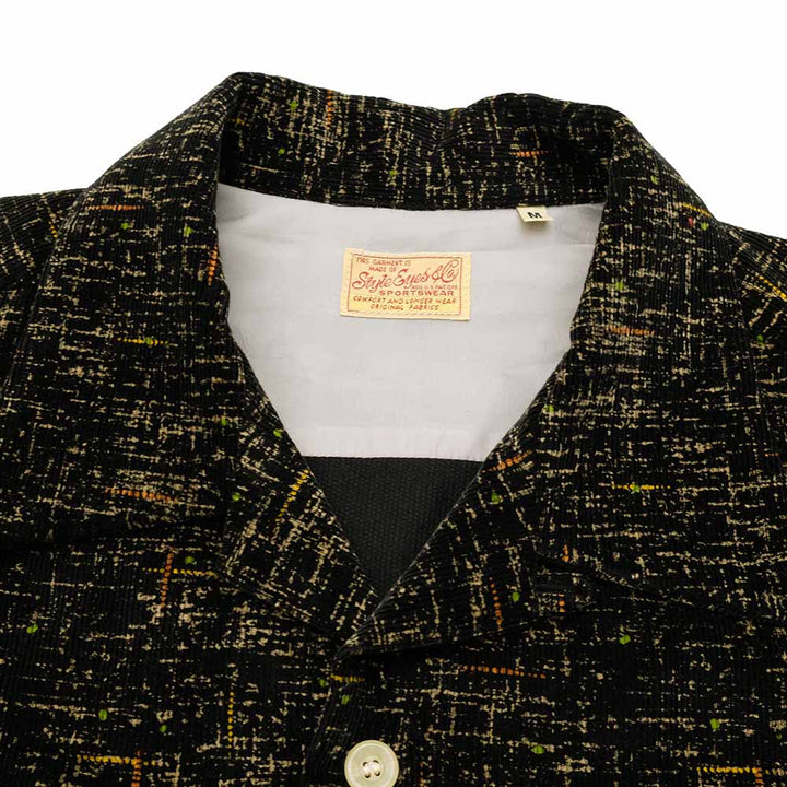 STYLE EYES Corduroy Sports Shirt IKAT SE29172