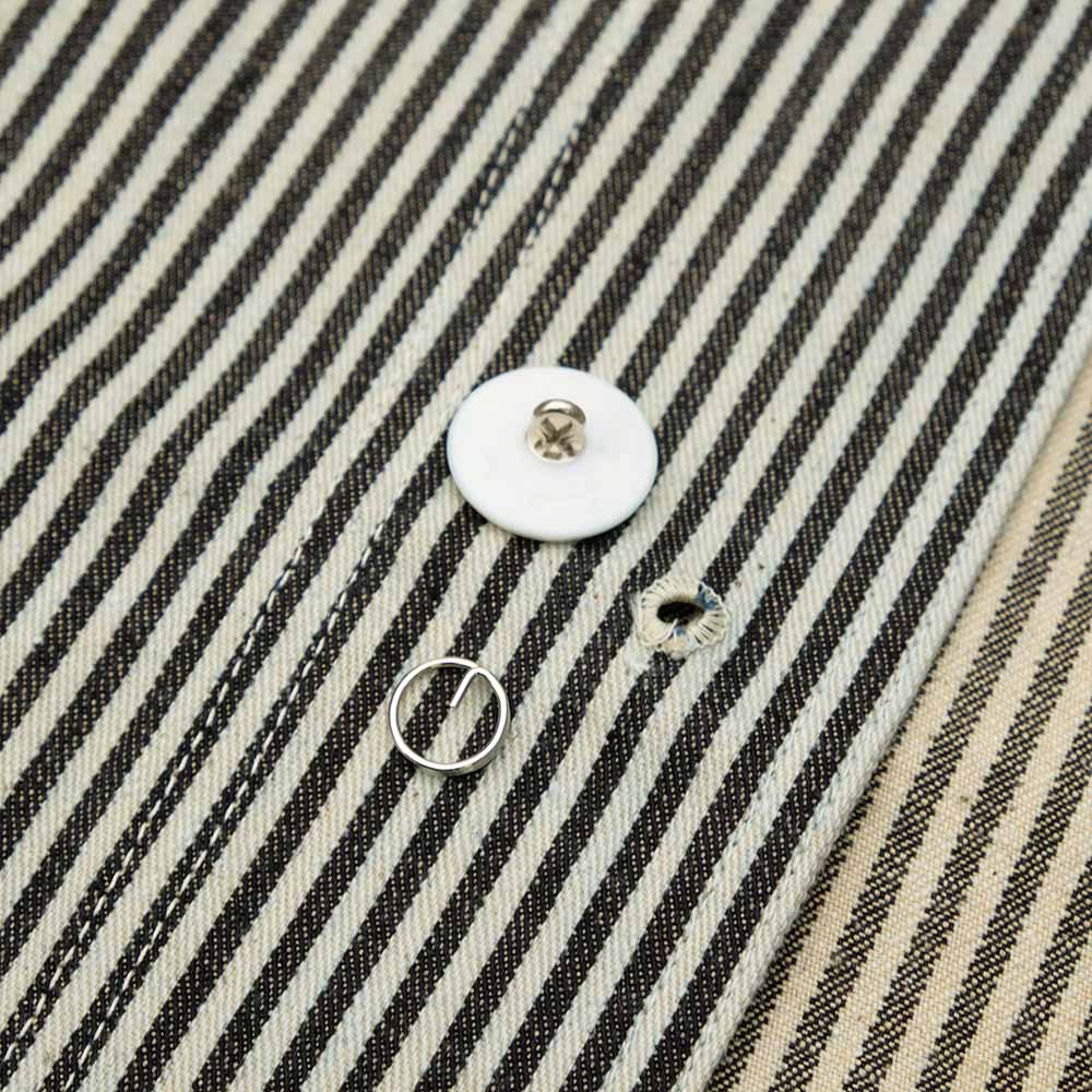 WAREHOUSE - U.S.NAVY SHAWL COLLAR COVERALL - HICKORY - WH-2220